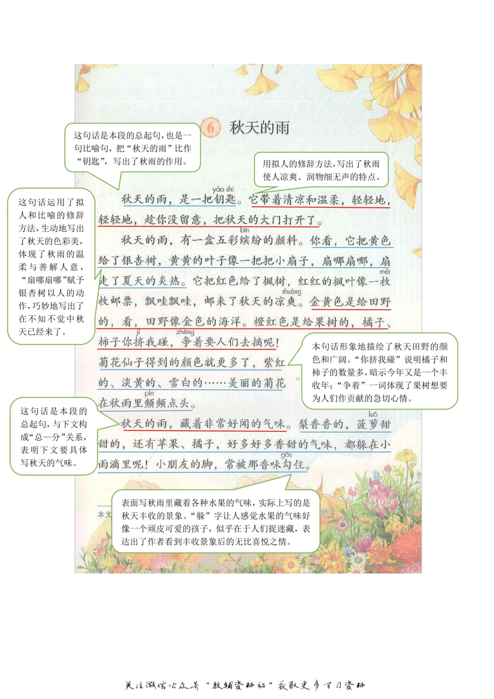 三年级上册语文部编版课堂笔记（飞翔版）_小学初中学霸笔记类资料汇总6.33GB_小学同步课堂笔记2.76GB_1~6年级全册语文部编版课堂笔记