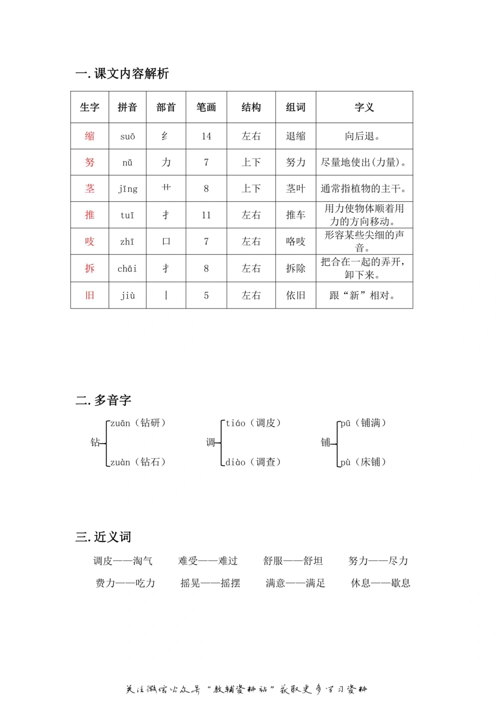 三年级上册语文部编版课堂笔记（飞翔版）_小学初中学霸笔记类资料汇总6.33GB_小学同步课堂笔记2.76GB_1~6年级全册语文部编版课堂笔记