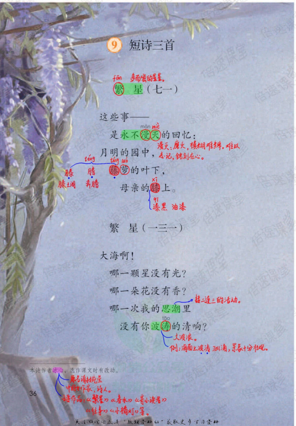 四年级下册语文部编版课堂笔记（倍速版）_小学初中学霸笔记类资料汇总6.33GB_小学同步课堂笔记2.76GB_1~6年级全册语文部编版课堂笔记