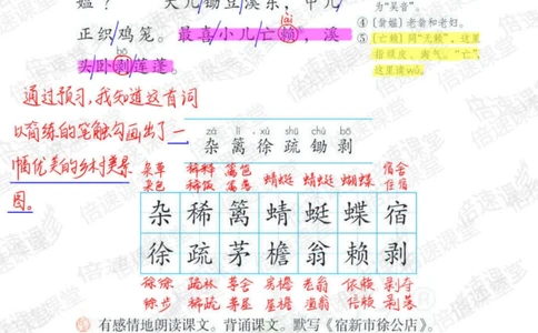 四年级下册语文部编版课堂笔记（倍速版）_小学初中学霸笔记类资料汇总6.33GB_小学同步课堂笔记2.76GB_1~6年级全册语文部编版课堂笔记