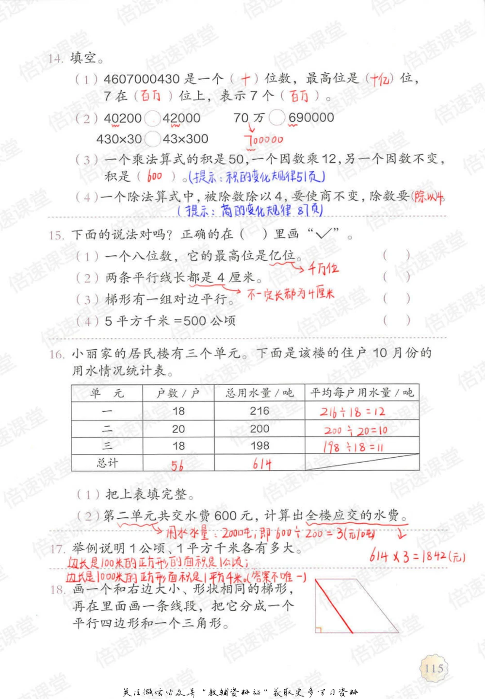 四年级上册数学人教版课堂笔记_小学初中学霸笔记类资料汇总6.33GB_小学同步课堂笔记2.76GB_1~6年级上册数学人教版课堂笔记