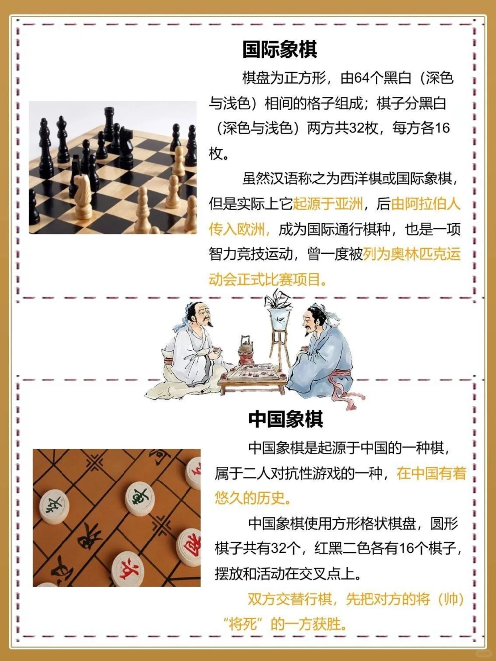 原来棋有这么多玩法｜世界上常见的九种棋类_中小学精品资料(高清可打印)_百科知识大全集312份高清资料整理版