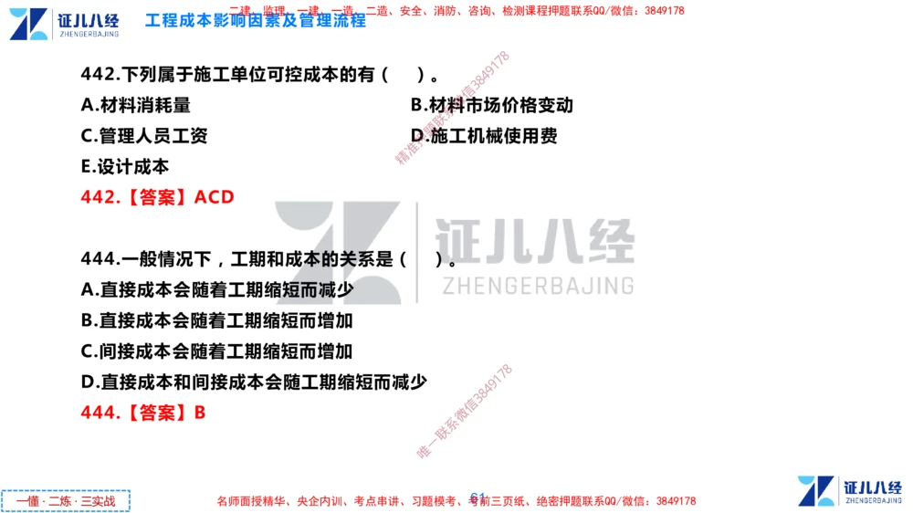 (12)--一建管理点题映射6-答案版-讲义_2026年一级建造师_2026年一建管理_2025年一建管理SVIP_03-习题精析✿实战特训✿模考通关_54-管理《点题映射班》杨建国ZBJ