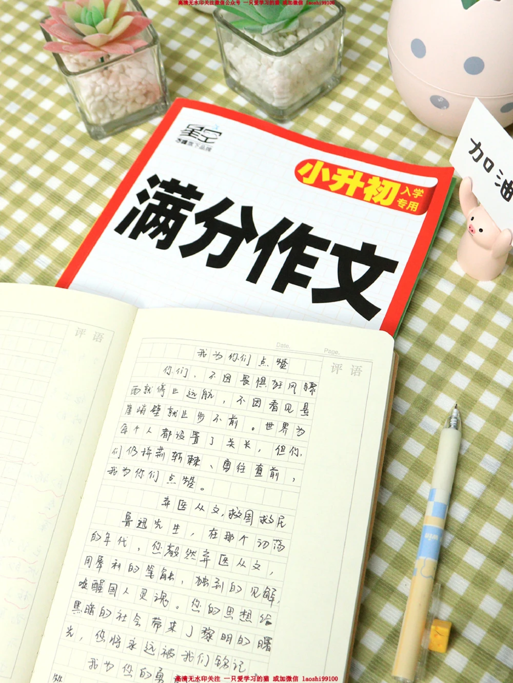 我为你们点赞-小学生满分作文摘抄_2025抖音最火小学全科全年级资料大全集超完整版_小学作文VIP资源禁止外传