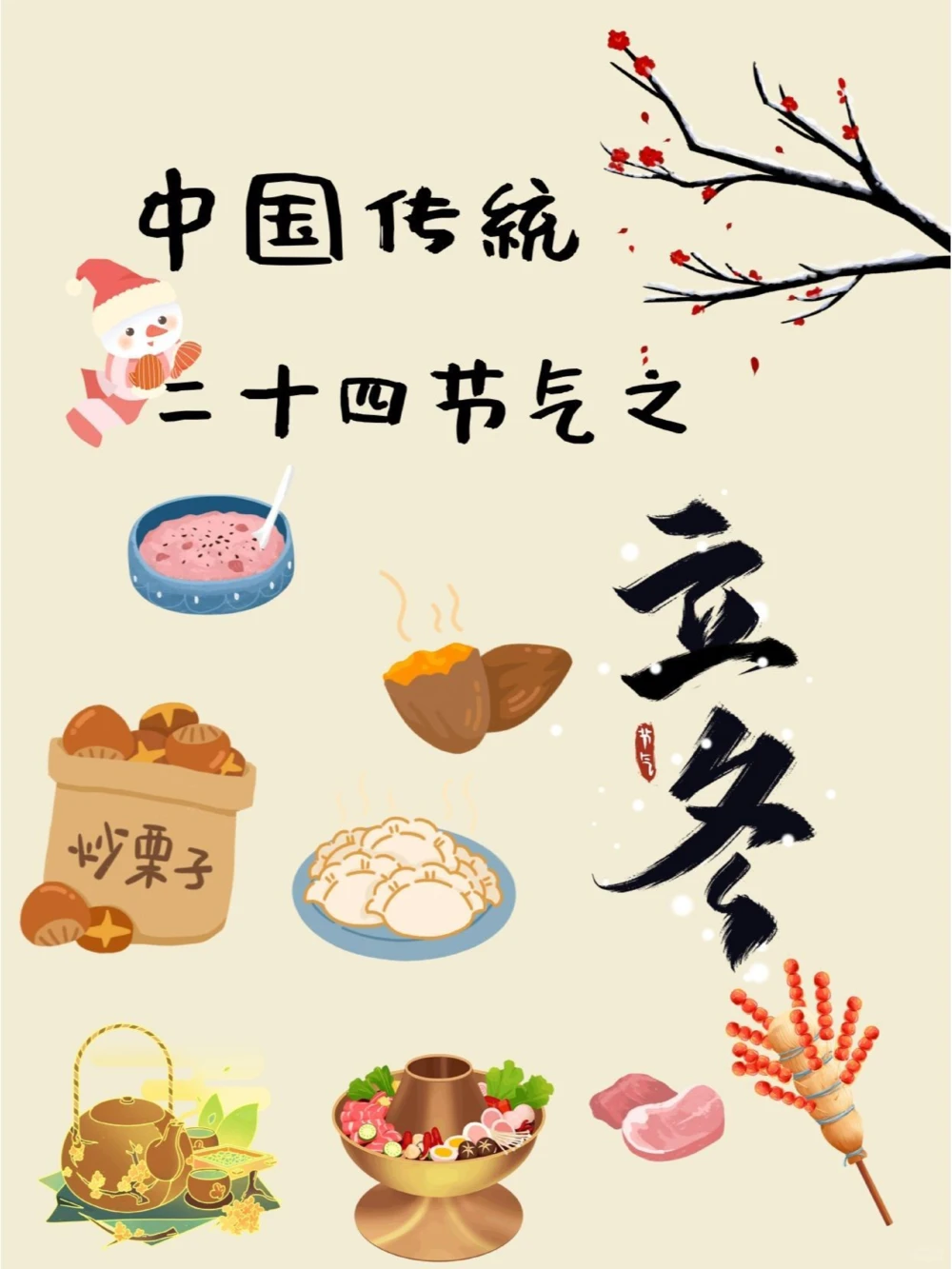 二十四节气立冬可不止吃饺子_中小学精品资料(高清可打印)_古文化大全集628份高清资料整理版