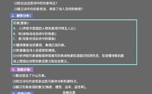 分享给那些语文不好的同学一份语文诗歌鉴赏答题模板，真的太绝了#语文#图文伙伴计划#答题技巧#知识点总结#抖音图文来了_中小学精品资料(高清可打印)_初中大全集高清资料整理版