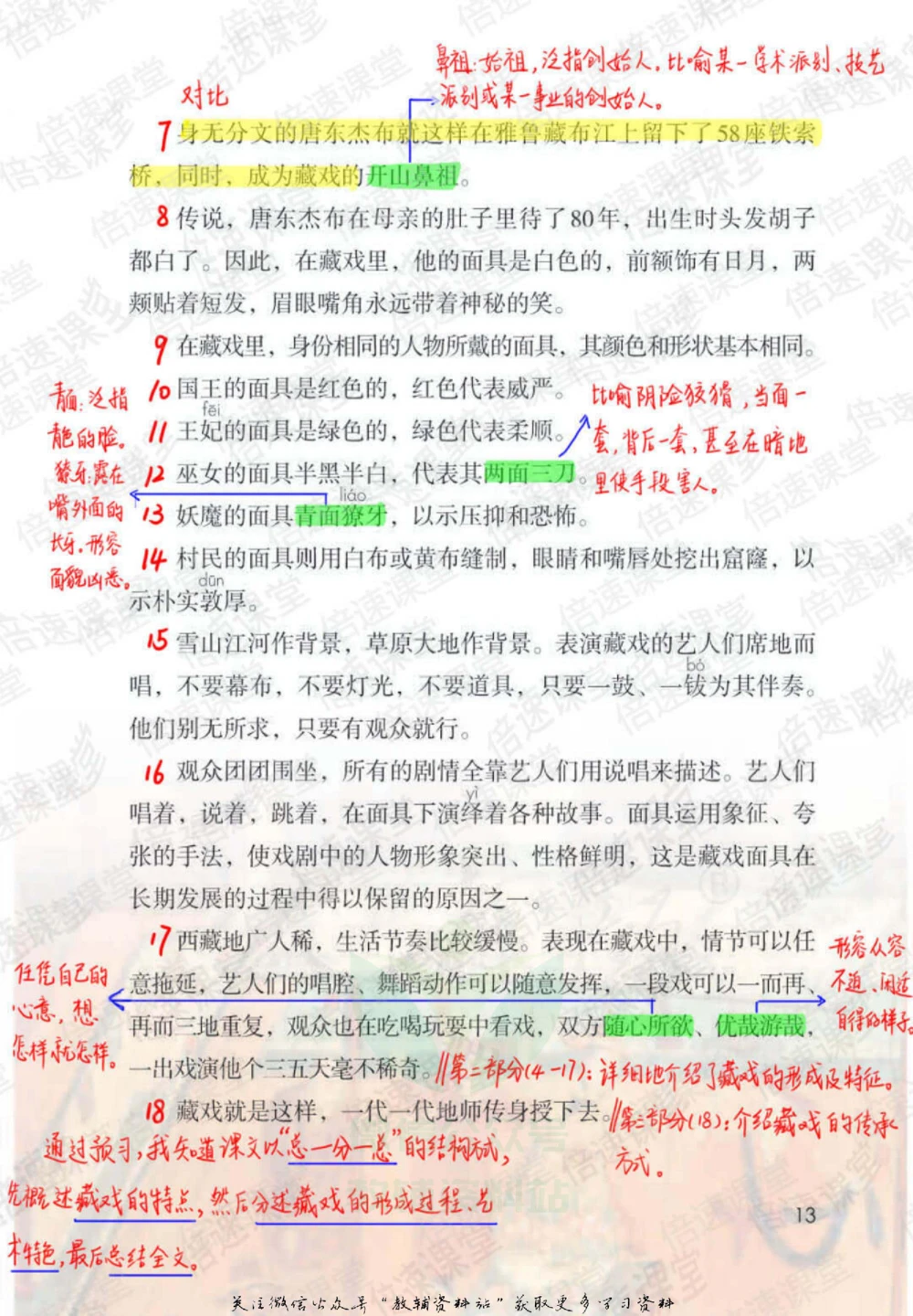 六年级下册语文部编版课堂笔记（倍速版）_小学初中学霸笔记类资料汇总6.33GB_小学同步课堂笔记2.76GB_1~6年级全册语文部编版课堂笔记