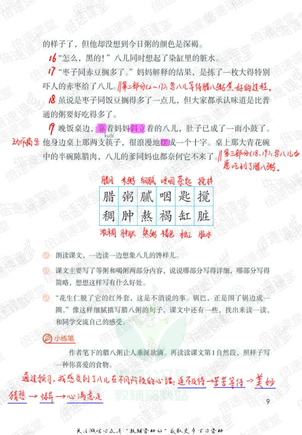 六年级下册语文部编版课堂笔记（倍速版）_小学初中学霸笔记类资料汇总6.33GB_小学同步课堂笔记2.76GB_1~6年级全册语文部编版课堂笔记