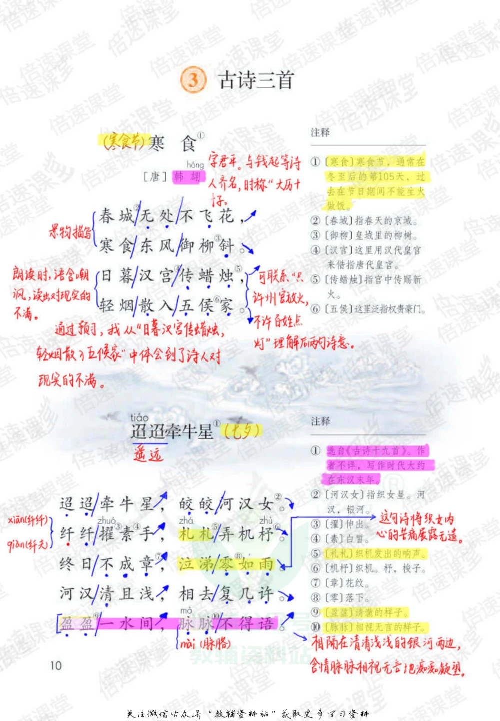 六年级下册语文部编版课堂笔记（倍速版）_小学初中学霸笔记类资料汇总6.33GB_小学同步课堂笔记2.76GB_1~6年级全册语文部编版课堂笔记