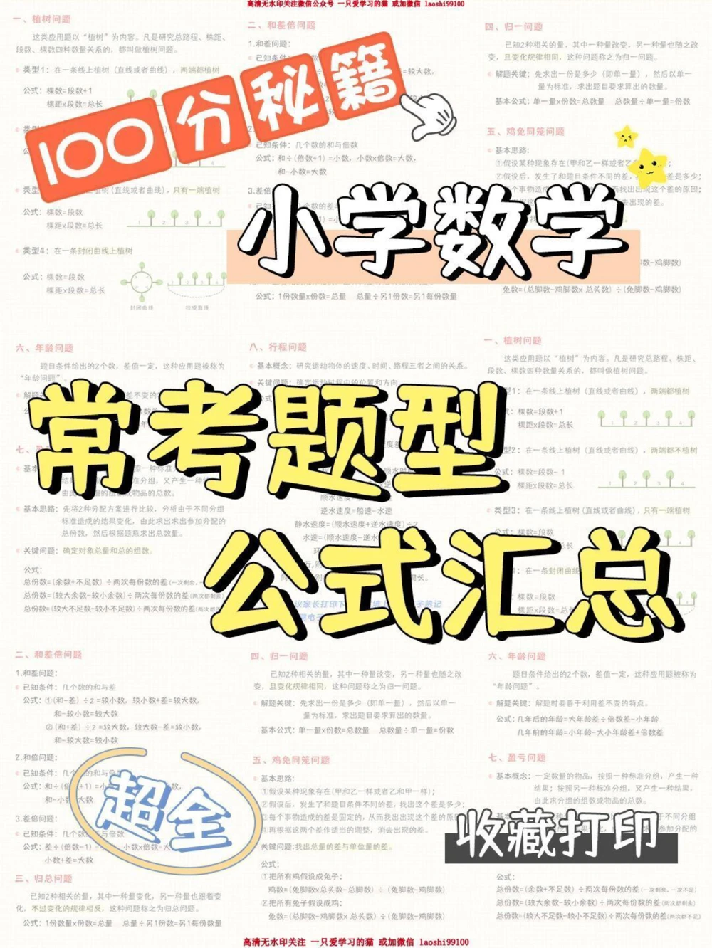 小学数学-搞定这类题-数学冲满分_2025抖音最火小学全科全年级资料大全集超完整版_小学数学VIP资源禁止外传