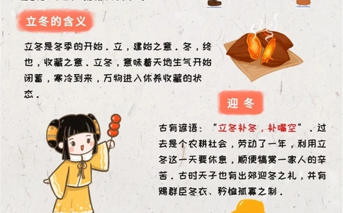 传统文化二十四节气之立冬，知识科普_中小学精品资料(高清可打印)_古文化大全集628份高清资料整理版