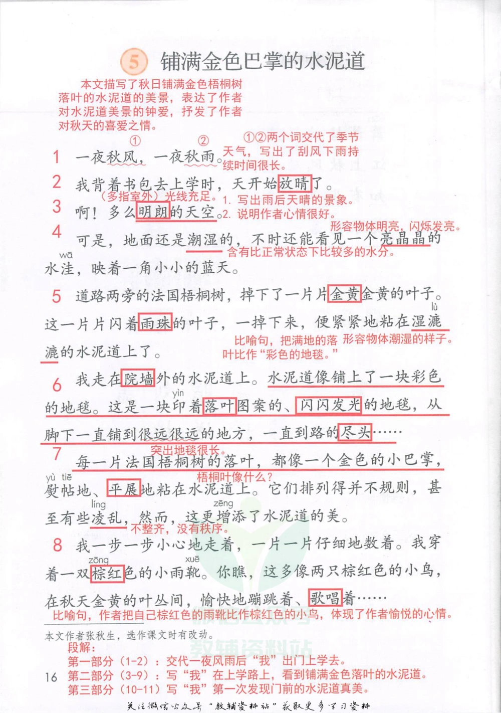 三年级上册语文部编版课堂笔记（抖音版）_小学初中学霸笔记类资料汇总6.33GB_小学同步课堂笔记2.76GB_1~6年级全册语文部编版课堂笔记