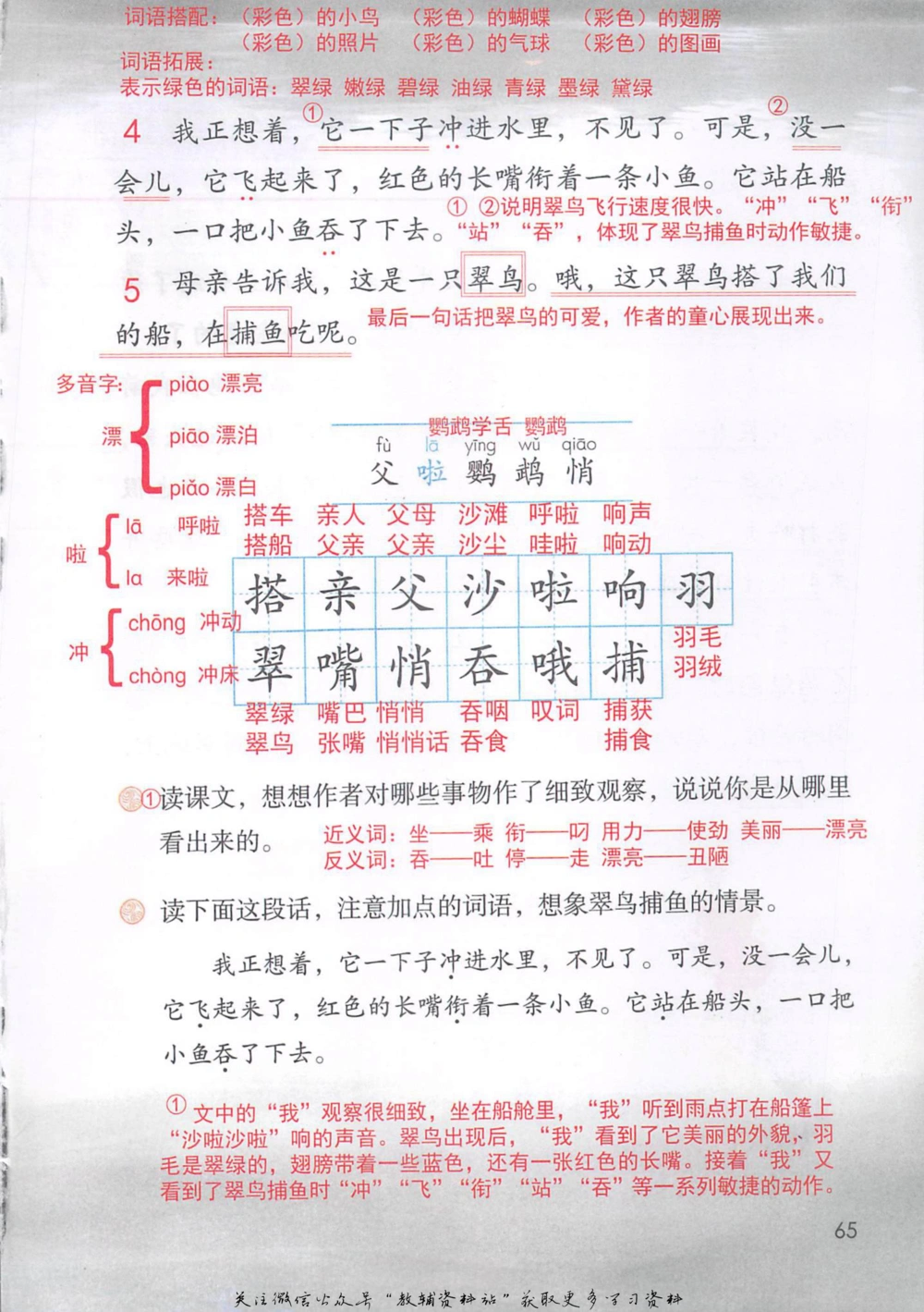 三年级上册语文部编版课堂笔记（抖音版）_小学初中学霸笔记类资料汇总6.33GB_小学同步课堂笔记2.76GB_1~6年级全册语文部编版课堂笔记