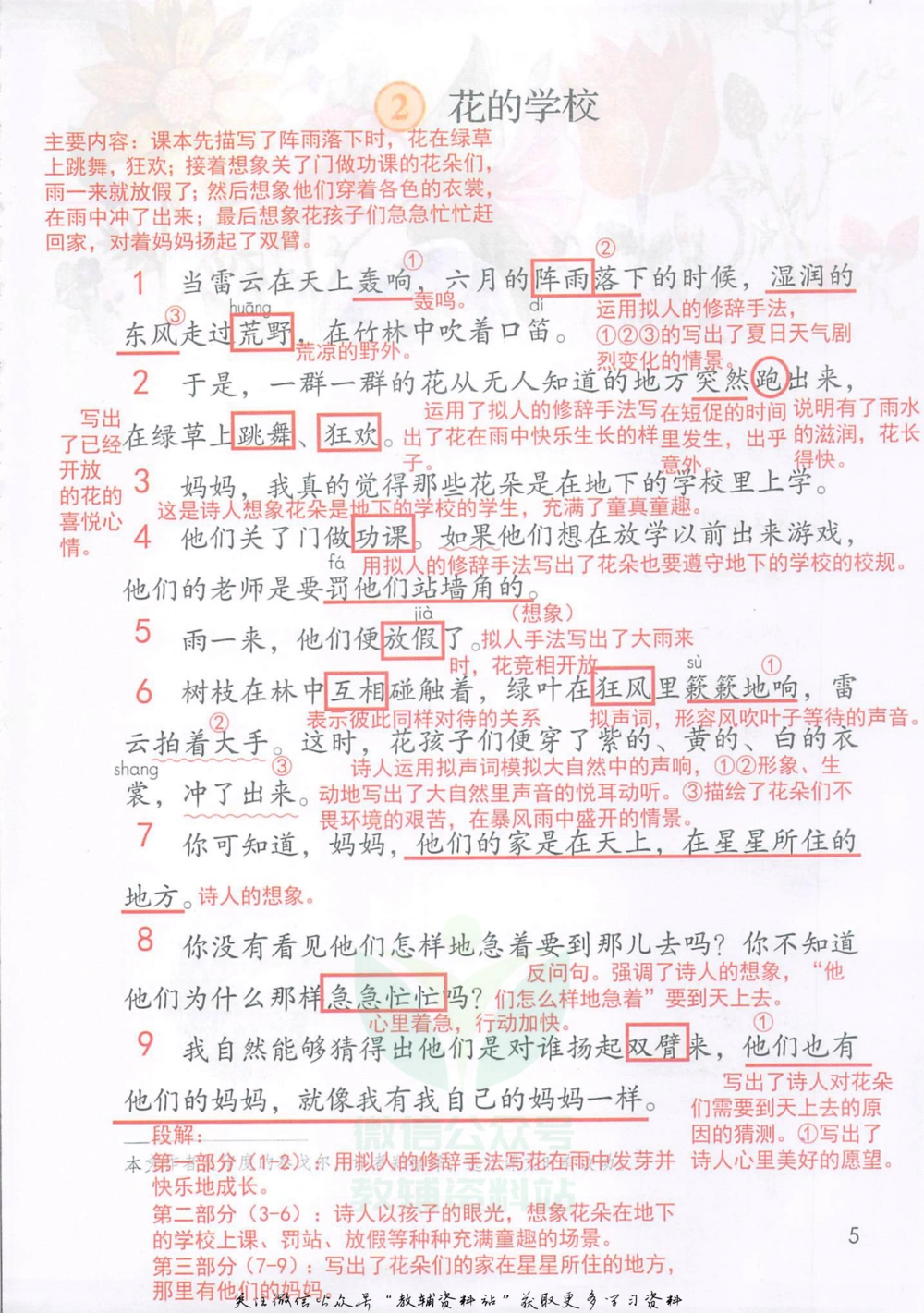 三年级上册语文部编版课堂笔记（抖音版）_小学初中学霸笔记类资料汇总6.33GB_小学同步课堂笔记2.76GB_1~6年级全册语文部编版课堂笔记