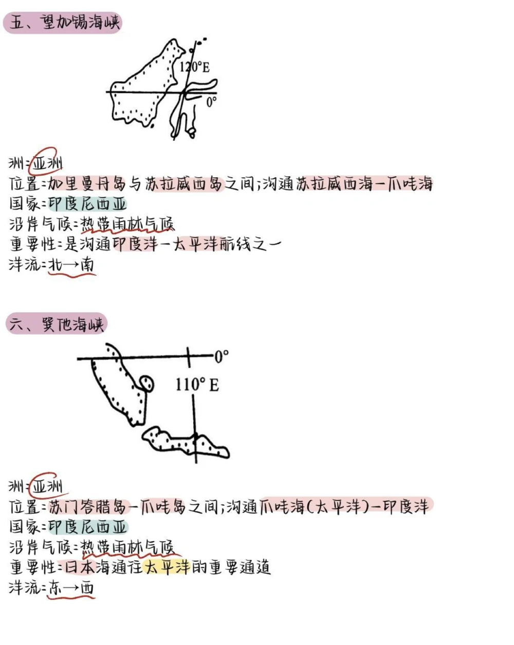 吃透这些地理稳上90！地理不好的同学刷到了就背一下吧#地理#高中地理#知识点总结#每天跟我涨知识#图文伙伴计划_中小学精品资料(高清可打印)_初中大全集高清资料整理版