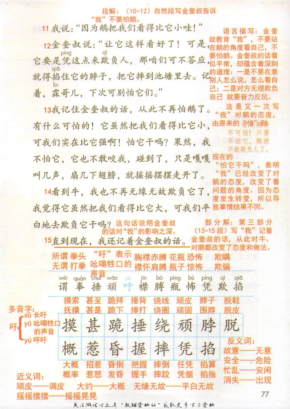 四年级上册语文部编版课堂笔记（抖音版）_小学初中学霸笔记类资料汇总6.33GB_小学同步课堂笔记2.76GB_1~6年级全册语文部编版课堂笔记