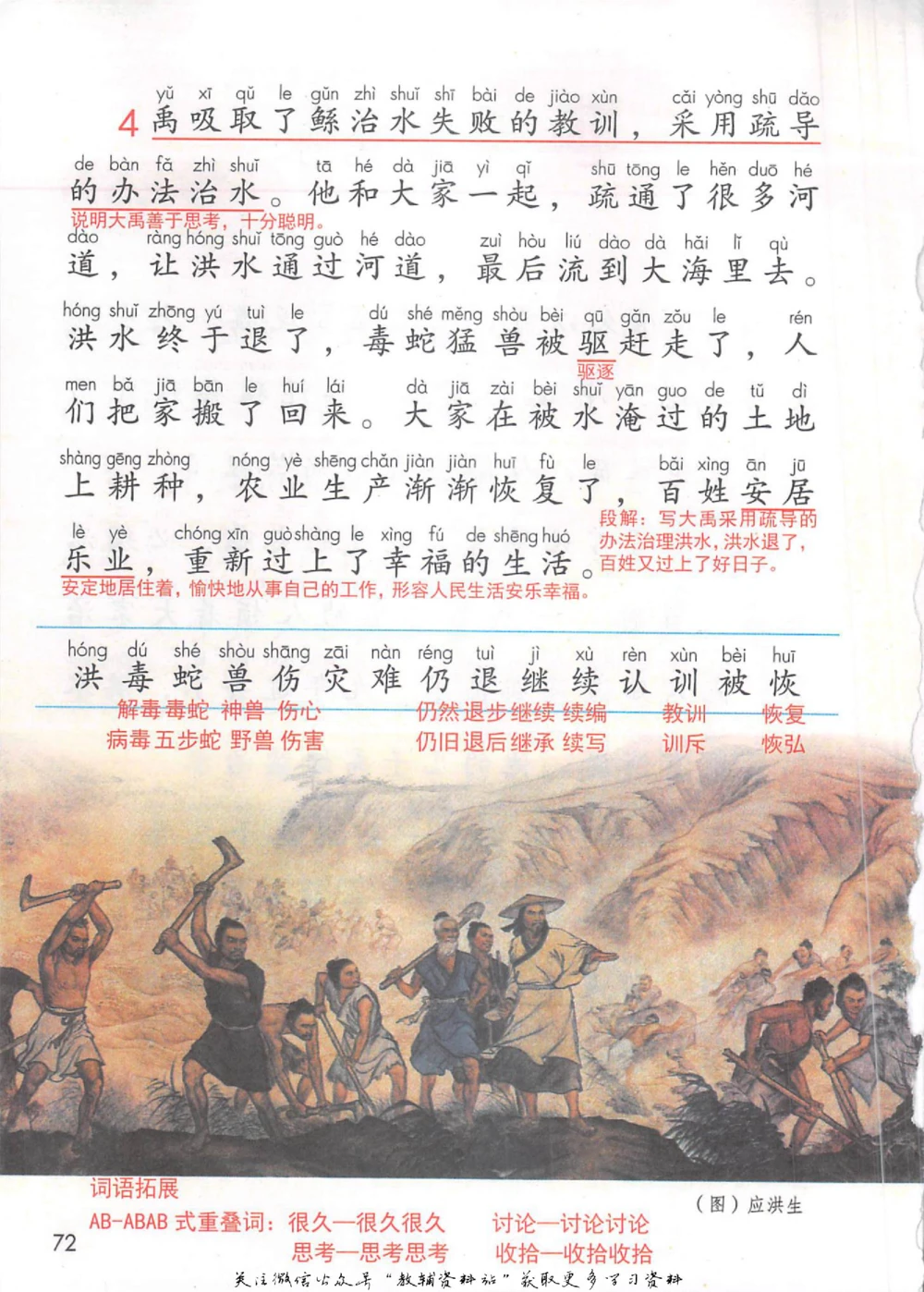 二年级上册语文部编版课堂笔记（抖音版）_小学初中学霸笔记类资料汇总6.33GB_小学同步课堂笔记2.76GB_1~6年级全册语文部编版课堂笔记