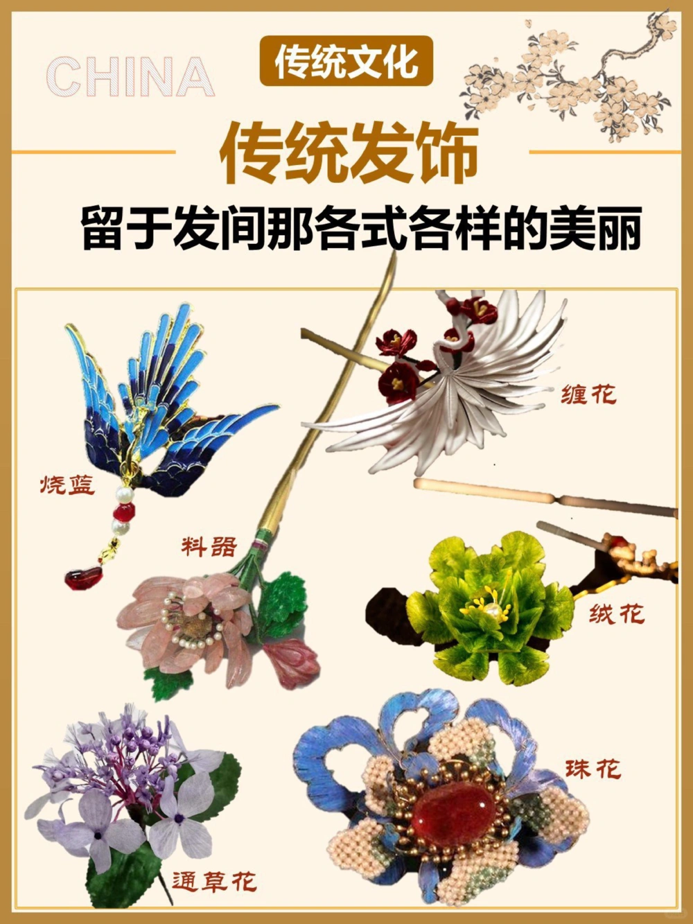 中国传统发饰也太好看了吧️爱了爱了_中小学精品资料(高清可打印)_百科知识大全集312份高清资料整理版