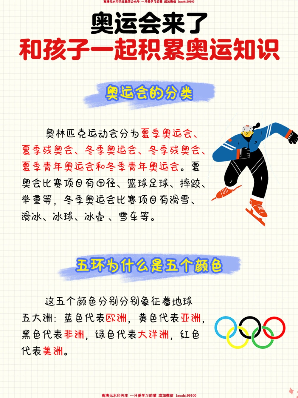 奥运会来了-和孩子一起积累奥运知识_2025抖音最火小学全科全年级资料大全集超完整版_小学常识VIP资源禁止外传