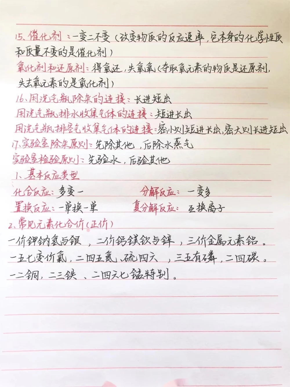 初中化学必记知识笔记，两个星期背完#化学#知识点总结#每天学习一点点_中小学精品资料(高清可打印)_初中大全集高清资料整理版