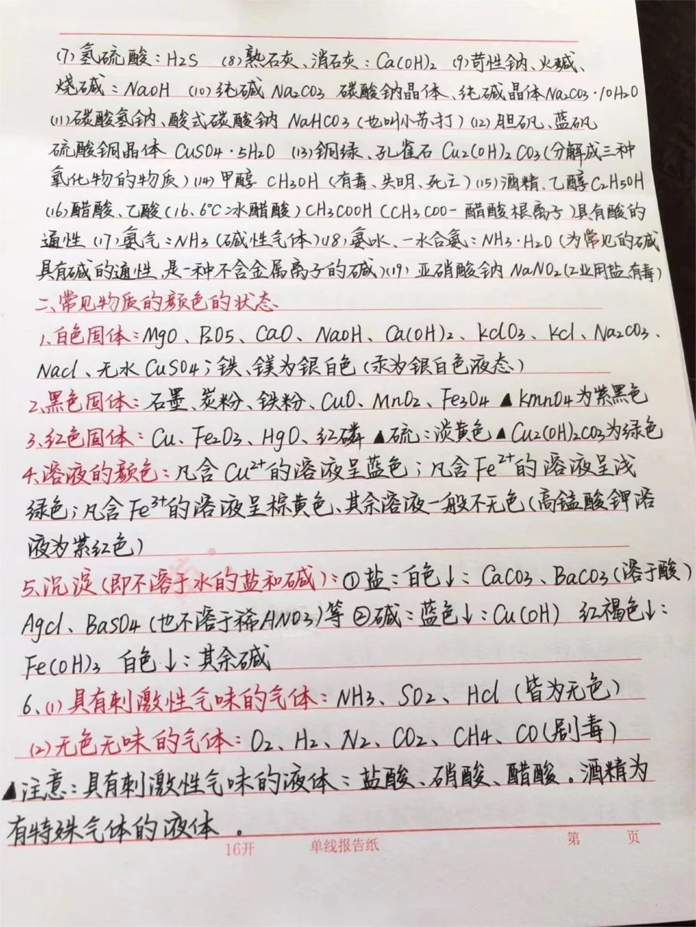 初中化学必记知识笔记，两个星期背完#化学#知识点总结#每天学习一点点_中小学精品资料(高清可打印)_初中大全集高清资料整理版