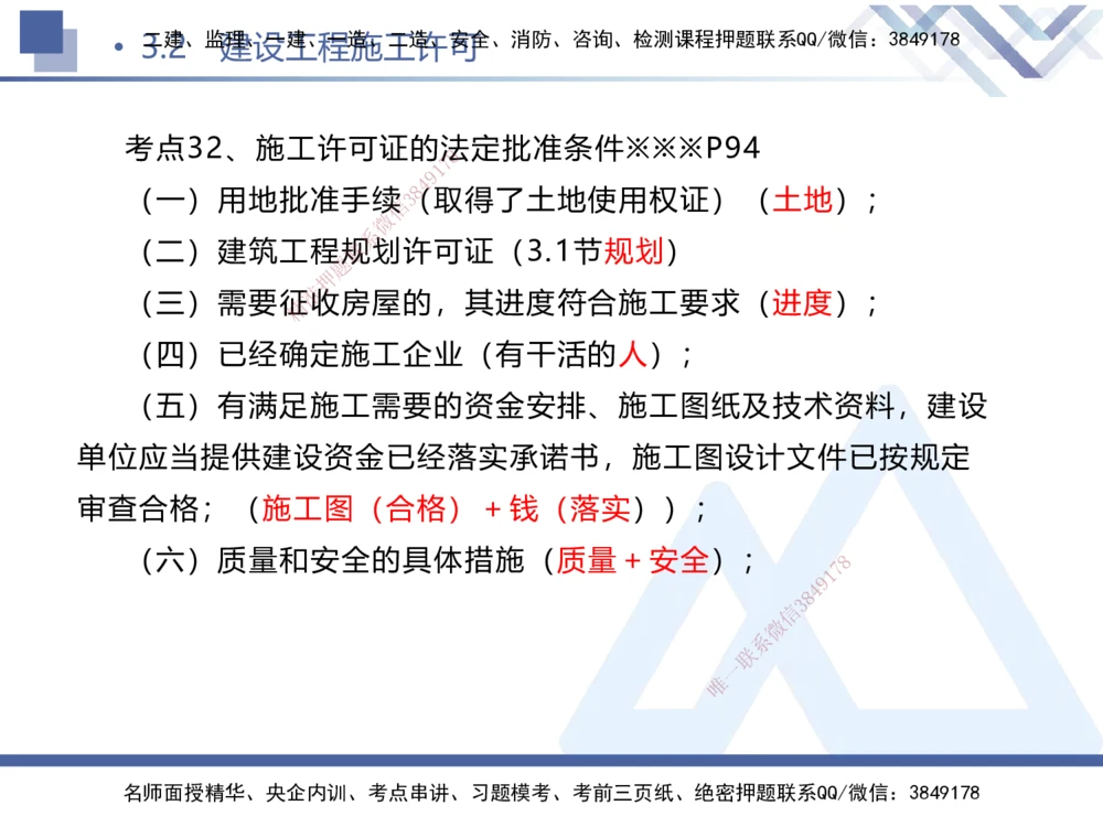 01.2025刘颖-考前强化直播-法规1_2026年一建法规_2025年一建法规SVIP_04-冲刺串讲✿考点强化✿小灶集训_29-法规《考前强化直播》刘颖HX_讲义