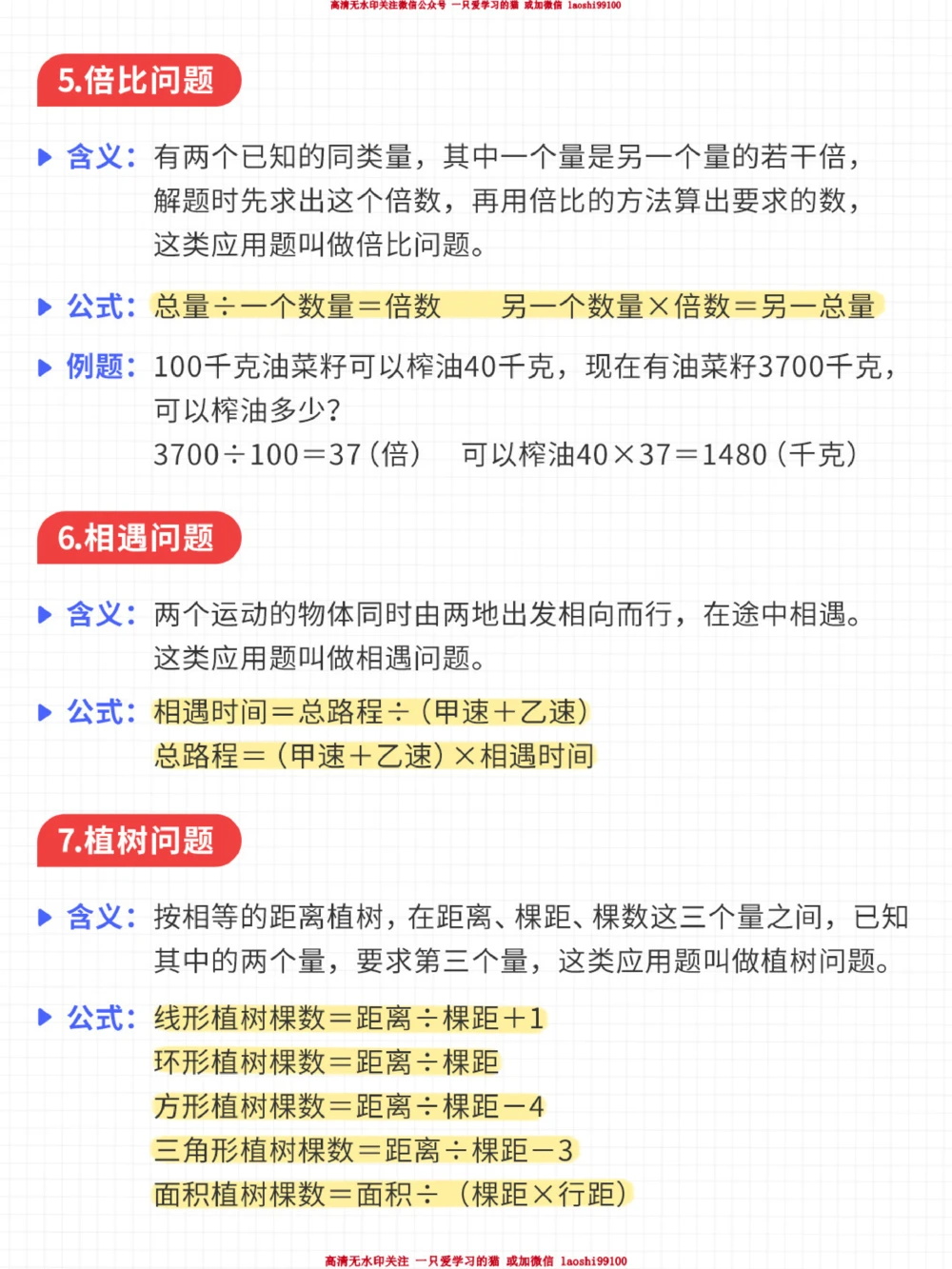 打印下来当早读-小升初数学必背口诀_2025抖音最火小学全科全年级资料大全集超完整版_小学数学VIP资源禁止外传