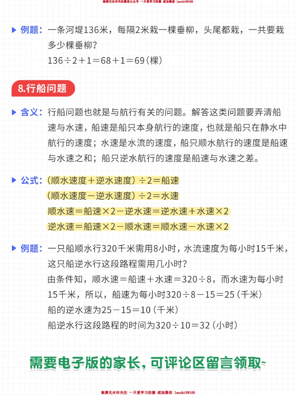 打印下来当早读-小升初数学必背口诀_2025抖音最火小学全科全年级资料大全集超完整版_小学数学VIP资源禁止外传
