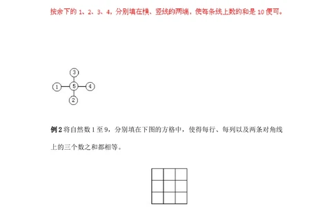 小学数学思维训练&mdash;&mdash;数阵_小学奥数举一反三1-6年级相关课程_奥数分专题题型与解题思路_精品数学小学思维训练（共15份）