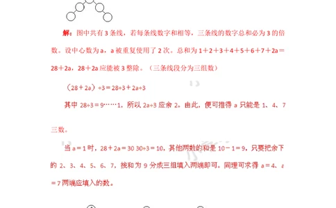 小学数学思维训练&mdash;&mdash;数阵_小学奥数举一反三1-6年级相关课程_奥数分专题题型与解题思路_精品数学小学思维训练（共15份）