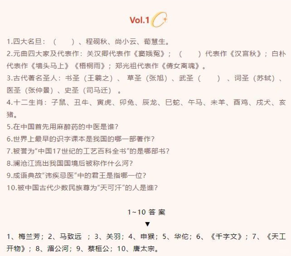 百科知识（一）_中小学精品资料(高清可打印)_百科知识大全集312份高清资料整理版