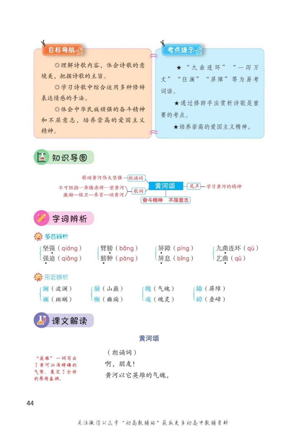 七年级下册语文人教版课堂笔记（博小优）_小学初中学霸笔记类资料汇总6.33GB_初中同步课堂笔记182.93MB