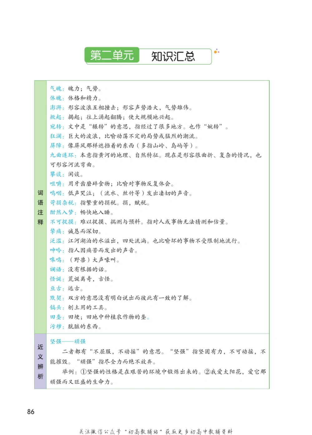 七年级下册语文人教版课堂笔记（博小优）_小学初中学霸笔记类资料汇总6.33GB_初中同步课堂笔记182.93MB
