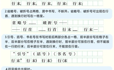 小学语文标点符号的正确书写格式-占格规则_2025抖音最火小学全科全年级资料大全集超完整版_小学语文VIP资源禁止外传