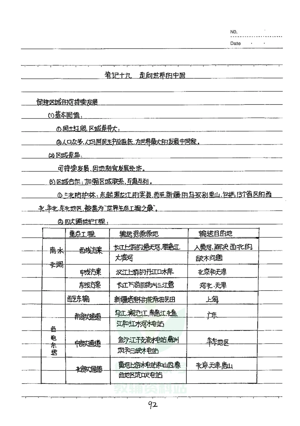 初中状元笔记地理_小学初中学霸笔记类资料汇总6.33GB_初中全科状元笔记900.07MB