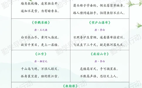 最全1-6年级必背古诗词收藏起来慢慢背_中小学精品资料(高清可打印)_古诗词大全集281份高清资料整理版