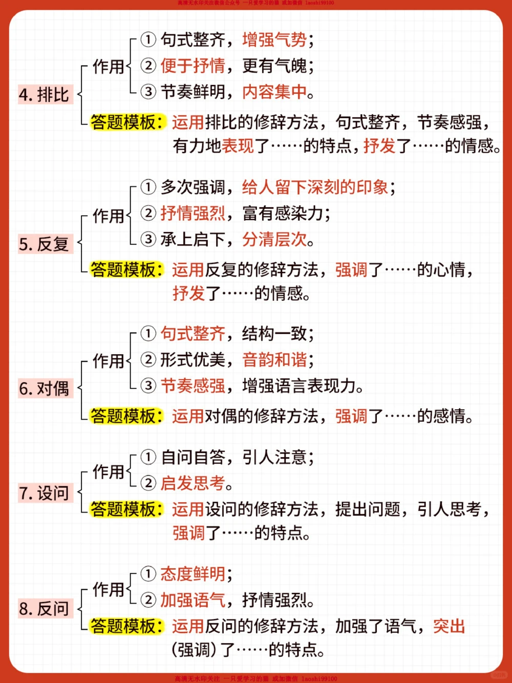 干货-语文98的秘诀-阅读高分答题模板_2025抖音最火小学全科全年级资料大全集超完整版_小学语文VIP资源禁止外传