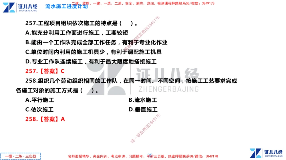 (8)--一建管理点题映射4-答案版-讲义_2026年一级建造师_2026年一建管理_2025年一建管理SVIP_03-习题精析✿实战特训✿模考通关_54-管理《点题映射班》杨建国ZBJ