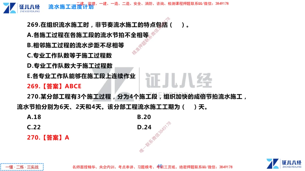 (8)--一建管理点题映射4-答案版-讲义_2026年一级建造师_2026年一建管理_2025年一建管理SVIP_03-习题精析✿实战特训✿模考通关_54-管理《点题映射班》杨建国ZBJ