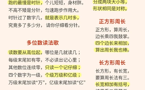 小学1-6年级数学顺口溜-打印下来当早读_2025抖音最火小学全科全年级资料大全集超完整版_小学数学VIP资源禁止外传