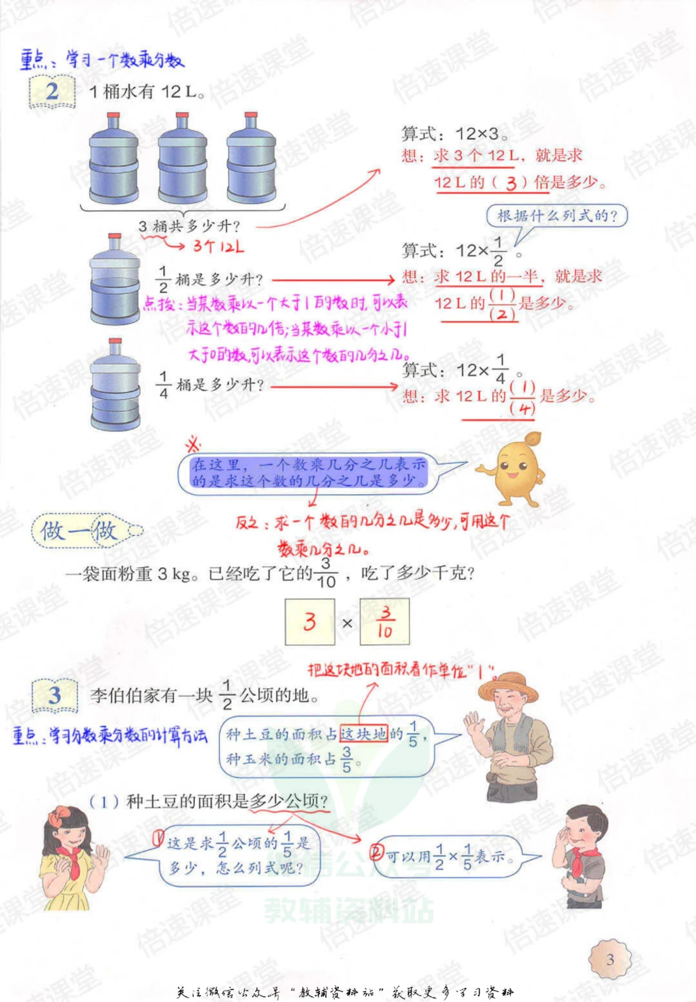 六年级上册数学人教版课堂笔记_小学初中学霸笔记类资料汇总6.33GB_小学同步课堂笔记2.76GB_1~6年级上册数学人教版课堂笔记