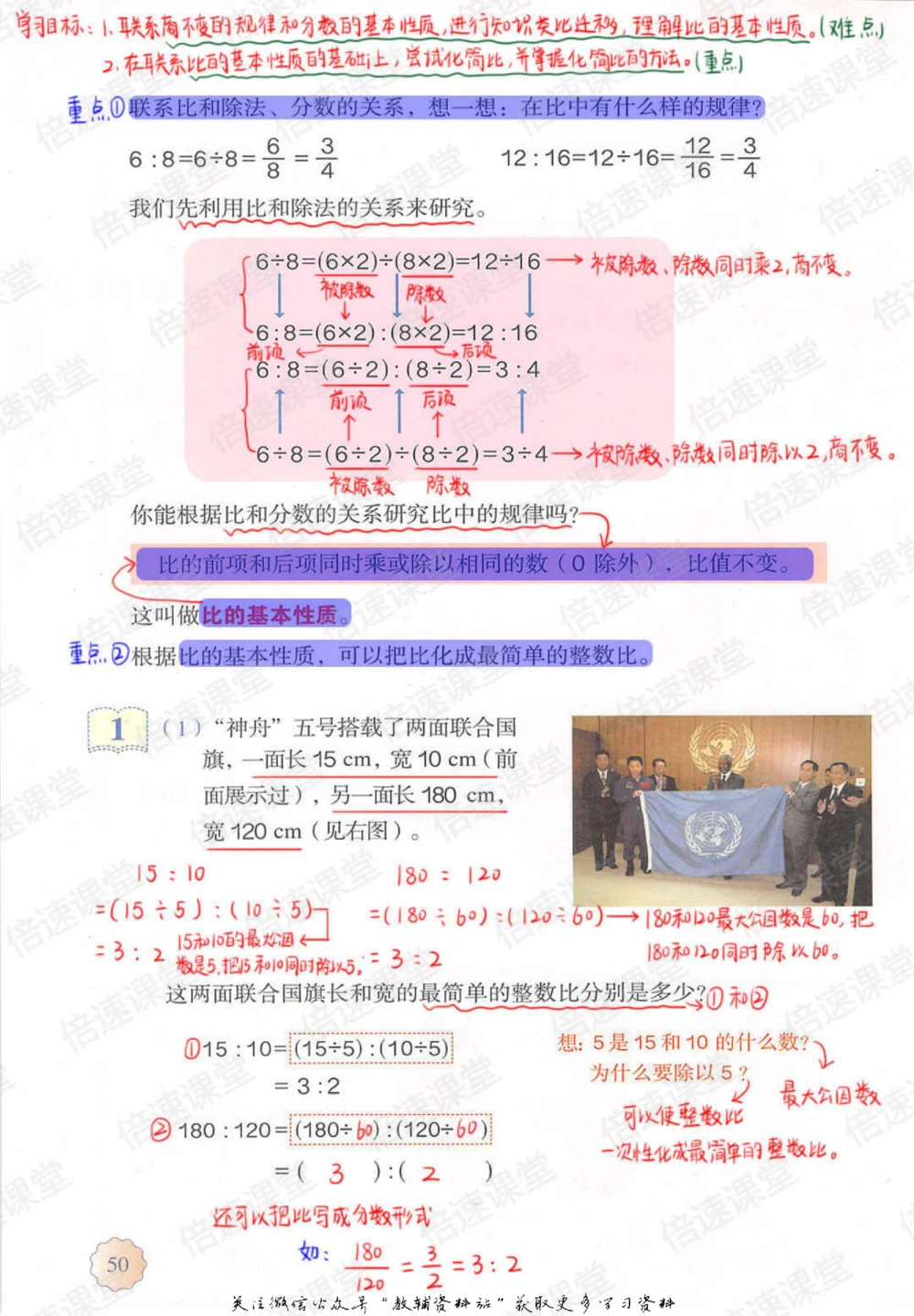 六年级上册数学人教版课堂笔记_小学初中学霸笔记类资料汇总6.33GB_小学同步课堂笔记2.76GB_1~6年级上册数学人教版课堂笔记