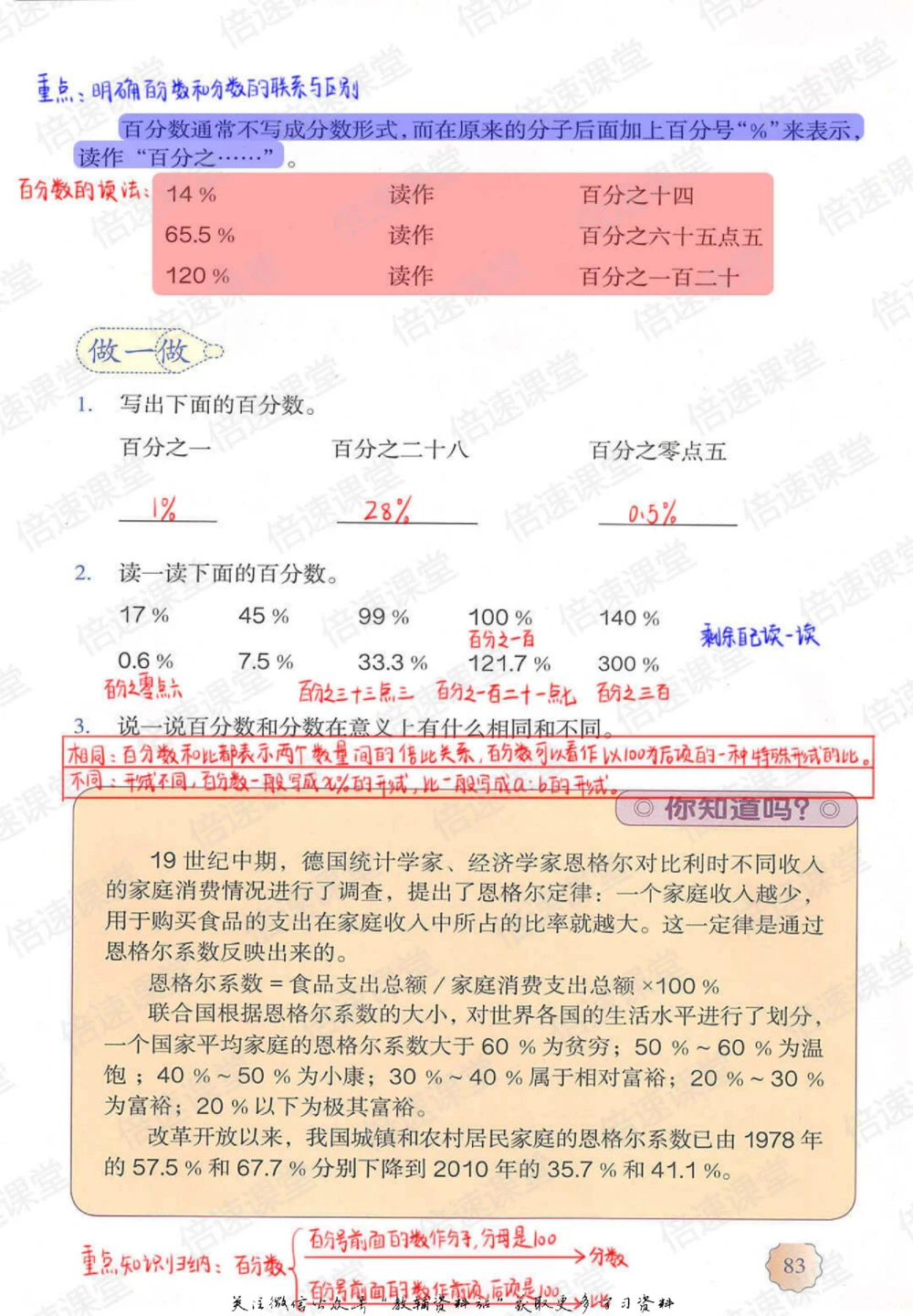 六年级上册数学人教版课堂笔记_小学初中学霸笔记类资料汇总6.33GB_小学同步课堂笔记2.76GB_1~6年级上册数学人教版课堂笔记