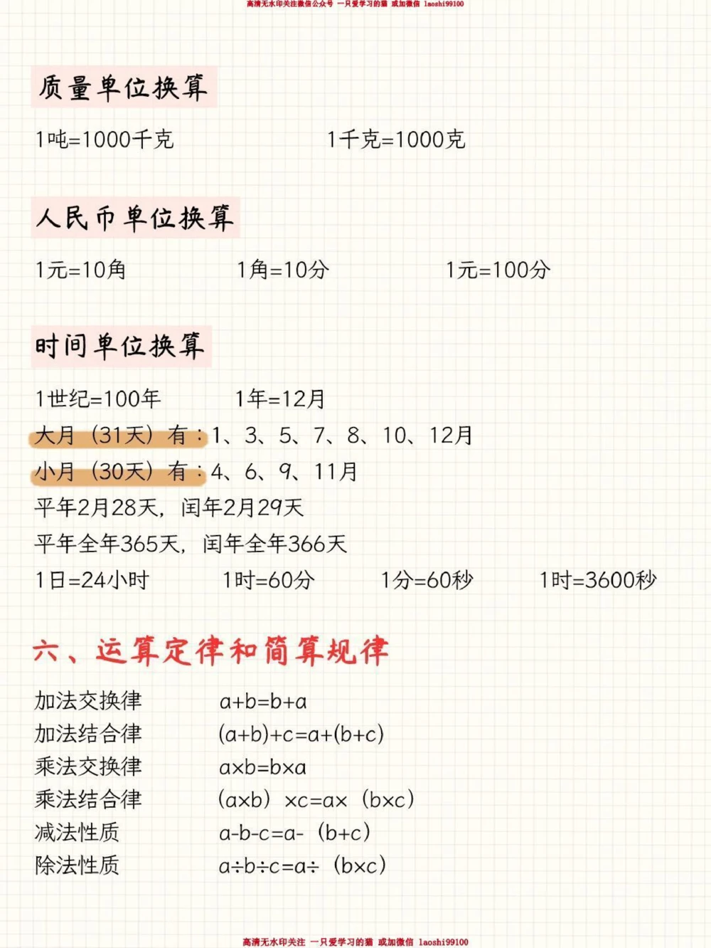 干货背会这8点，小学数学满分_2025抖音最火小学全科全年级资料大全集超完整版_小学数学VIP资源禁止外传
