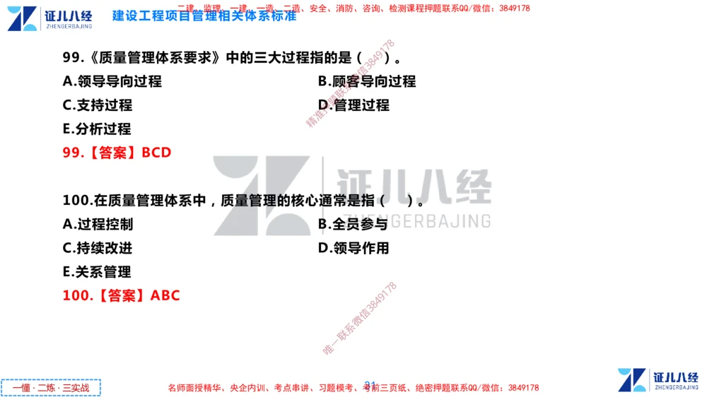 (4)--一建管理点题映射2-答案版-讲义_2026年一级建造师_2026年一建管理_2025年一建管理SVIP_03-习题精析✿实战特训✿模考通关_54-管理《点题映射班》杨建国ZBJ