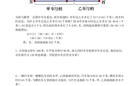 第２８周行程问题（一）_小学奥数举一反三1-6年级相关课程_5五年级奥数《举一反三》配套讲义课件_举一反三5年级课件配套教材讲义_举一反三-五年级奥数分册