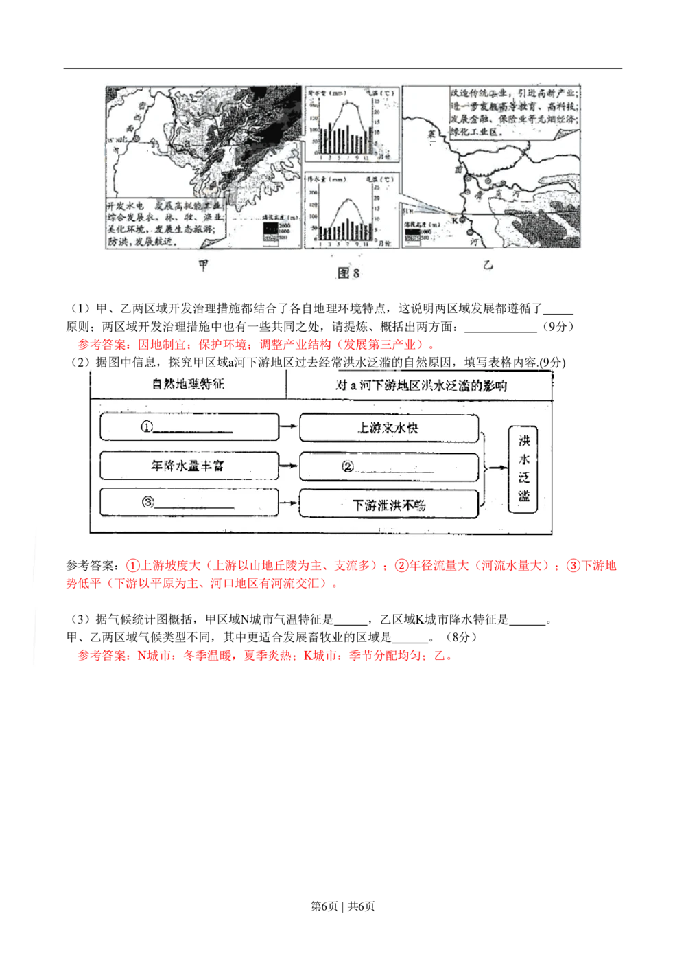 2009年高考地理试卷（天津）（解析卷）_地理历年高考真题_新&middot;PDF版2008-2025&middot;高考地理真题_地理（按省份分类）2008-2025_2008-2024&middot;（天津）地理高考真题
