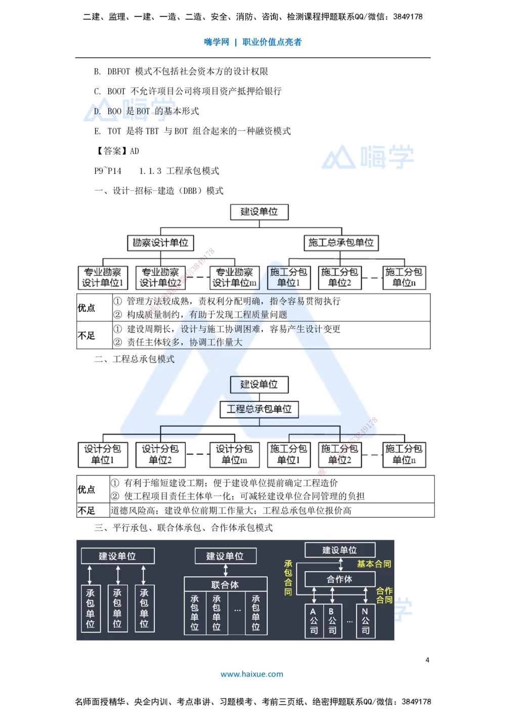 02.2025杨彬-考前拔分速成-第1章（1）1.1工程项目投资管理与实施_2026年一级建造师_2026年一建管理_2025年一建管理SVIP_04-冲刺串讲✿考点强化✿小灶集训_讲义