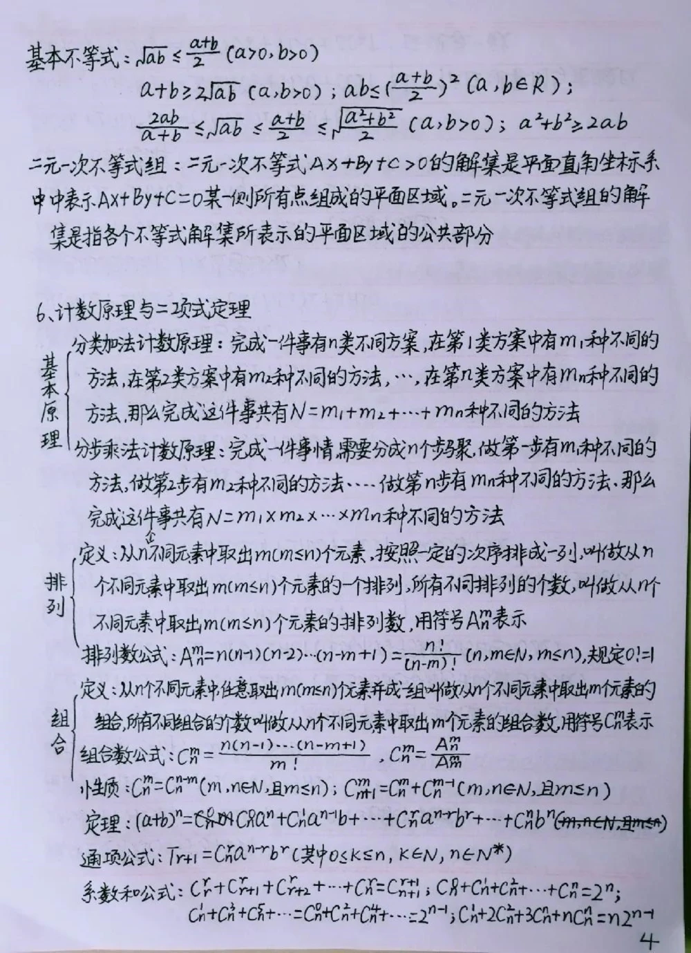 背熟这些你的数学就真的厉害了#数学#高中数学#手写笔记#图文伙伴计划#抖音图文来了_中小学精品资料(高清可打印)_初中大全集高清资料整理版