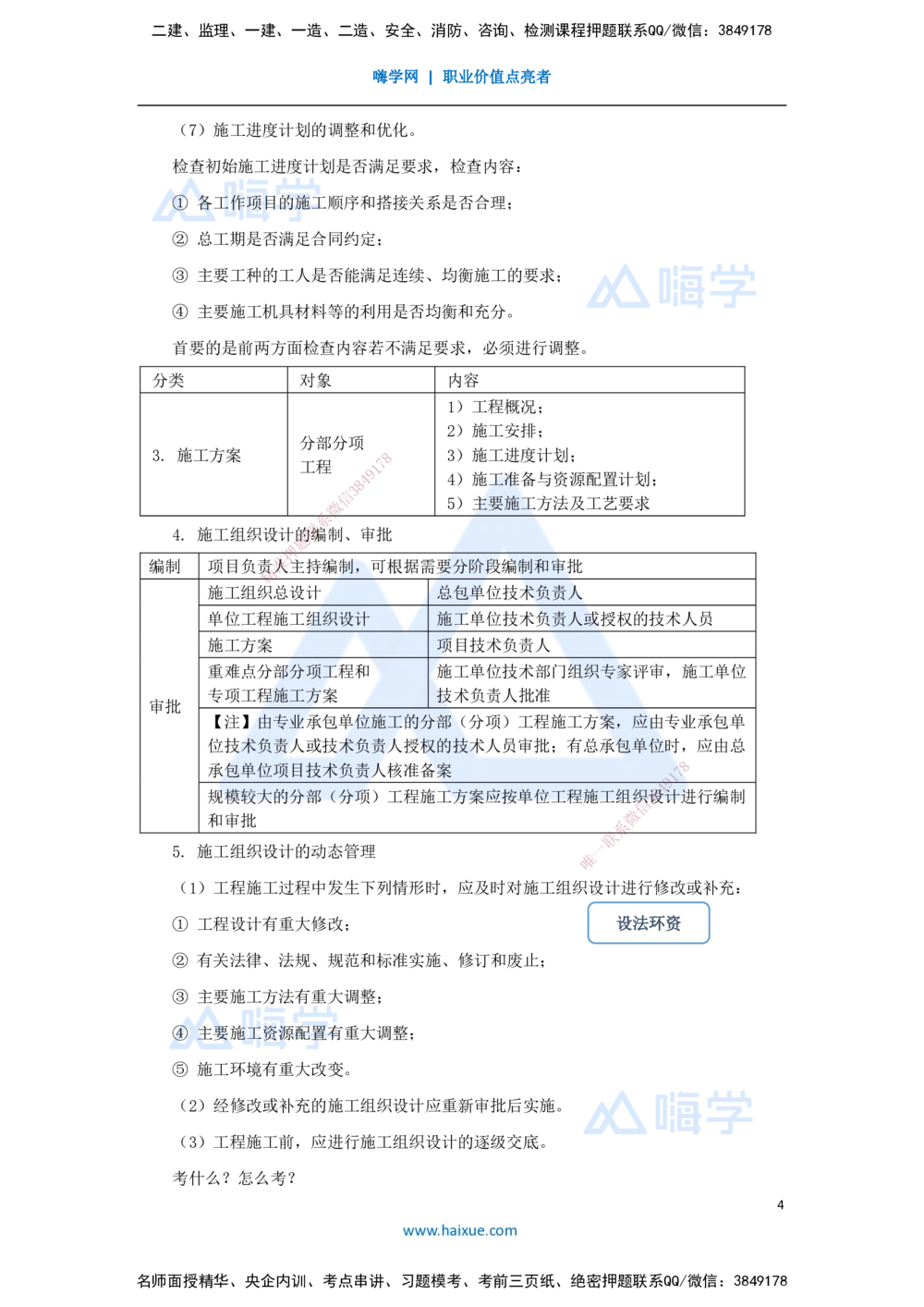 09.2025宿吉南-名师精讲通关-第一章（9）1.3施工组织设计、工程项目目标动态控制_2026年一级建造师_2026年一建管理_2025年一建管理SVIP_02-基础精讲✿高端面授✿深度强化_讲义